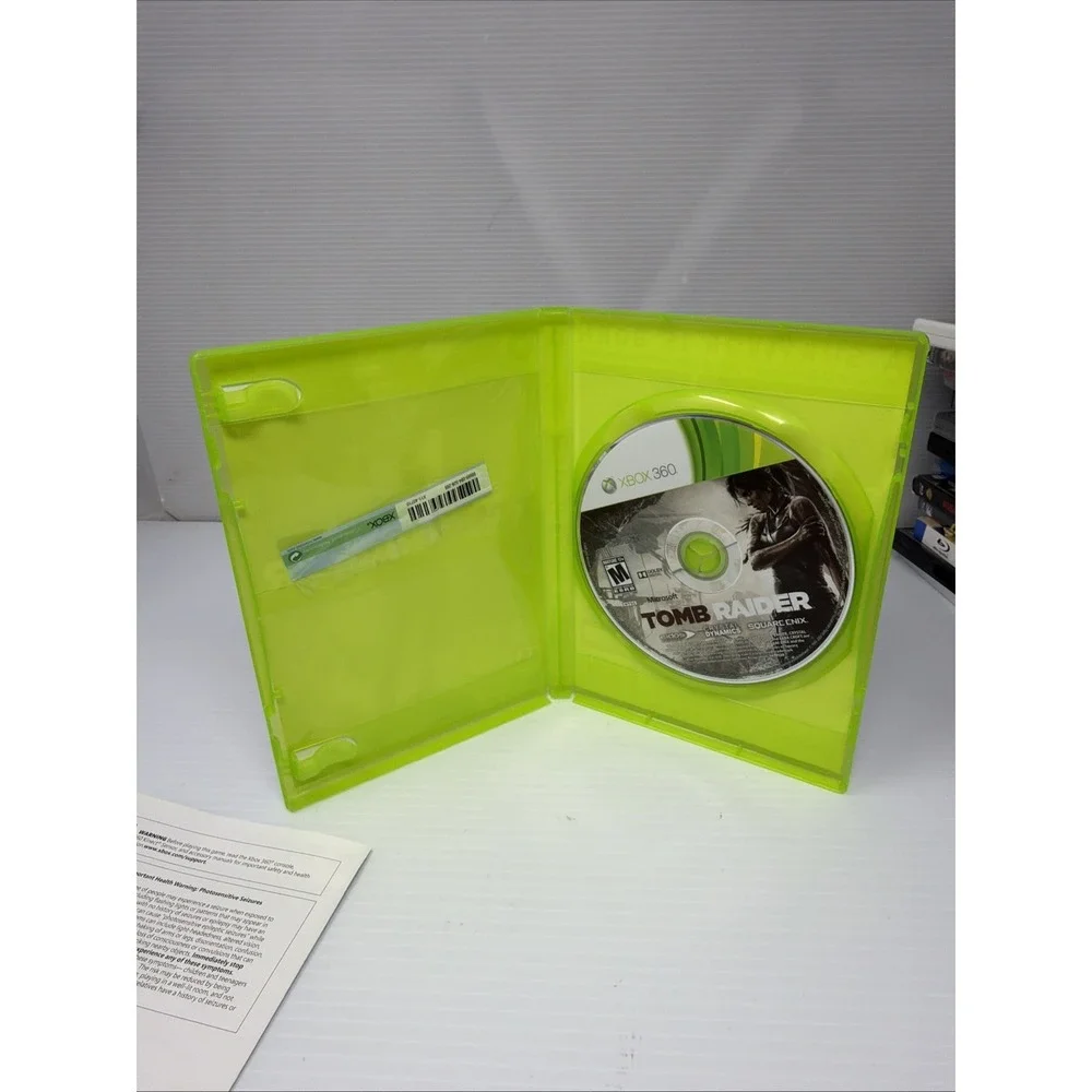 Tomb Raider (Microsoft Xbox 360, 2013) Complete With Manual‎ Free Shipping